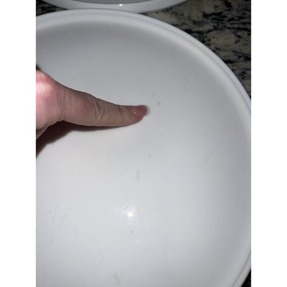 Mikasa Sloane Dinner Plates White Bone China Round 11" Set of 4 - Picture 3 of 8